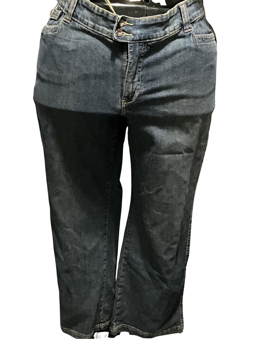 Vintage Lee Boot Cut Jeans NWT Measures 18W Dark Khaki Y2K grunge boho deadstock